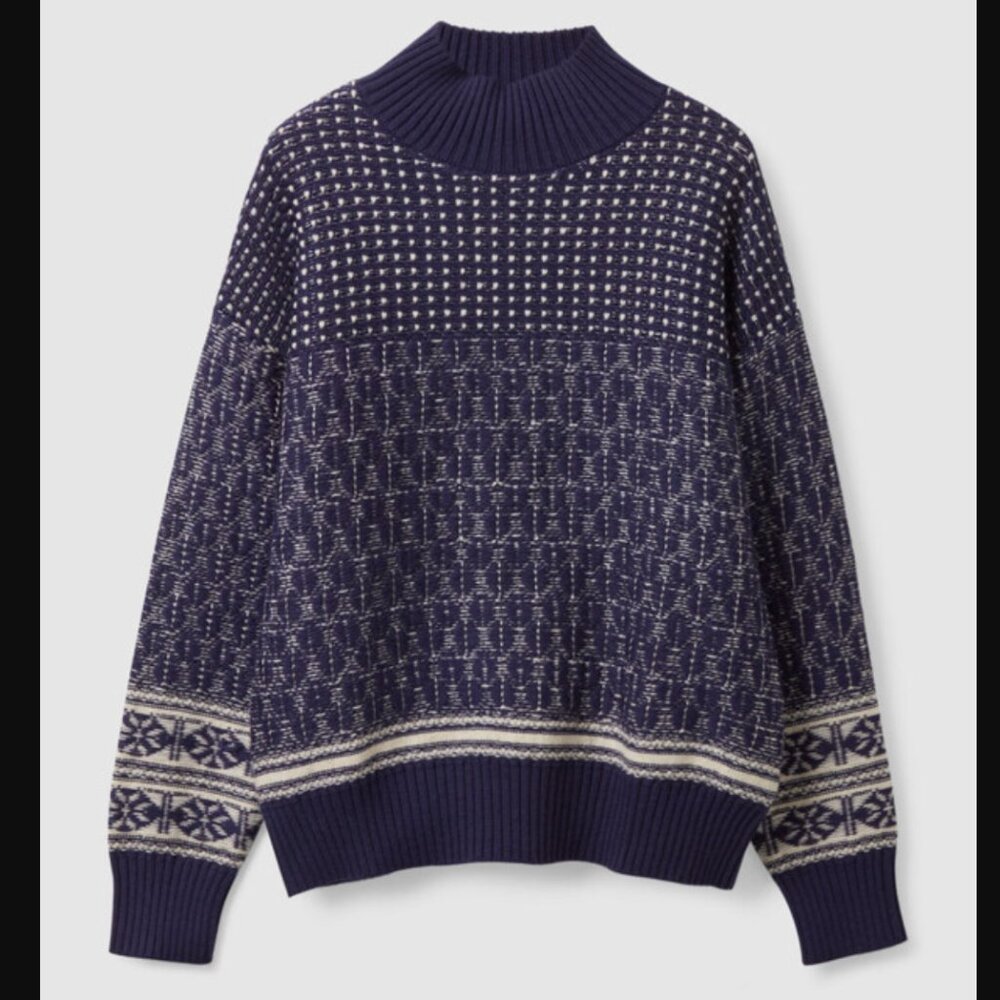 COS Knitted Wool-Blend Sweater